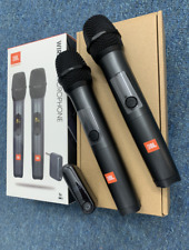 NEW JBL Wireless Two Microphone System with Dual-Channel Receiver, Black picture