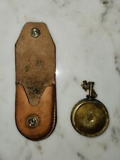 Brass Banjo Oiler For SKS. With Original Leather Pouch.   picture