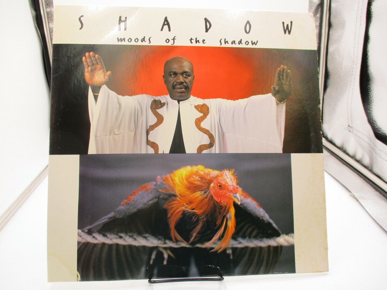 Shadow Moods Of The Shadow LP Record 1992 Trinidad Ultrasonic Clean NM cVG+