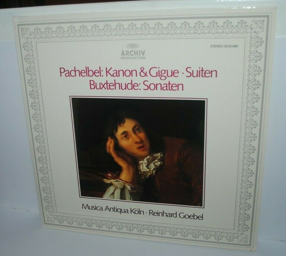 Goebel, PACHELBEL: KANON 7 GIGUE; BUXTEHUDE: SONATEN, LP record, NM, W. Germany