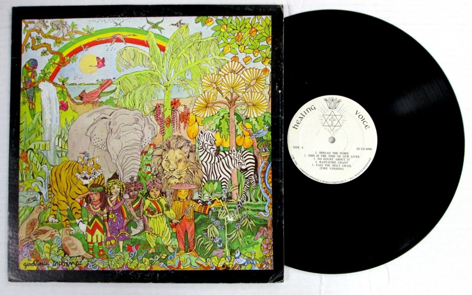 I WORD & The SOUND Of CREATION Spread The Word 1982 VG LP WoW.. RARE ROOTS a4797