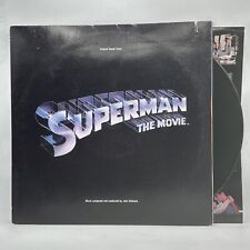 Superman The Movie - 1978 US Original Soundtrack Double LP (NM) Ultrasonic Clean picture