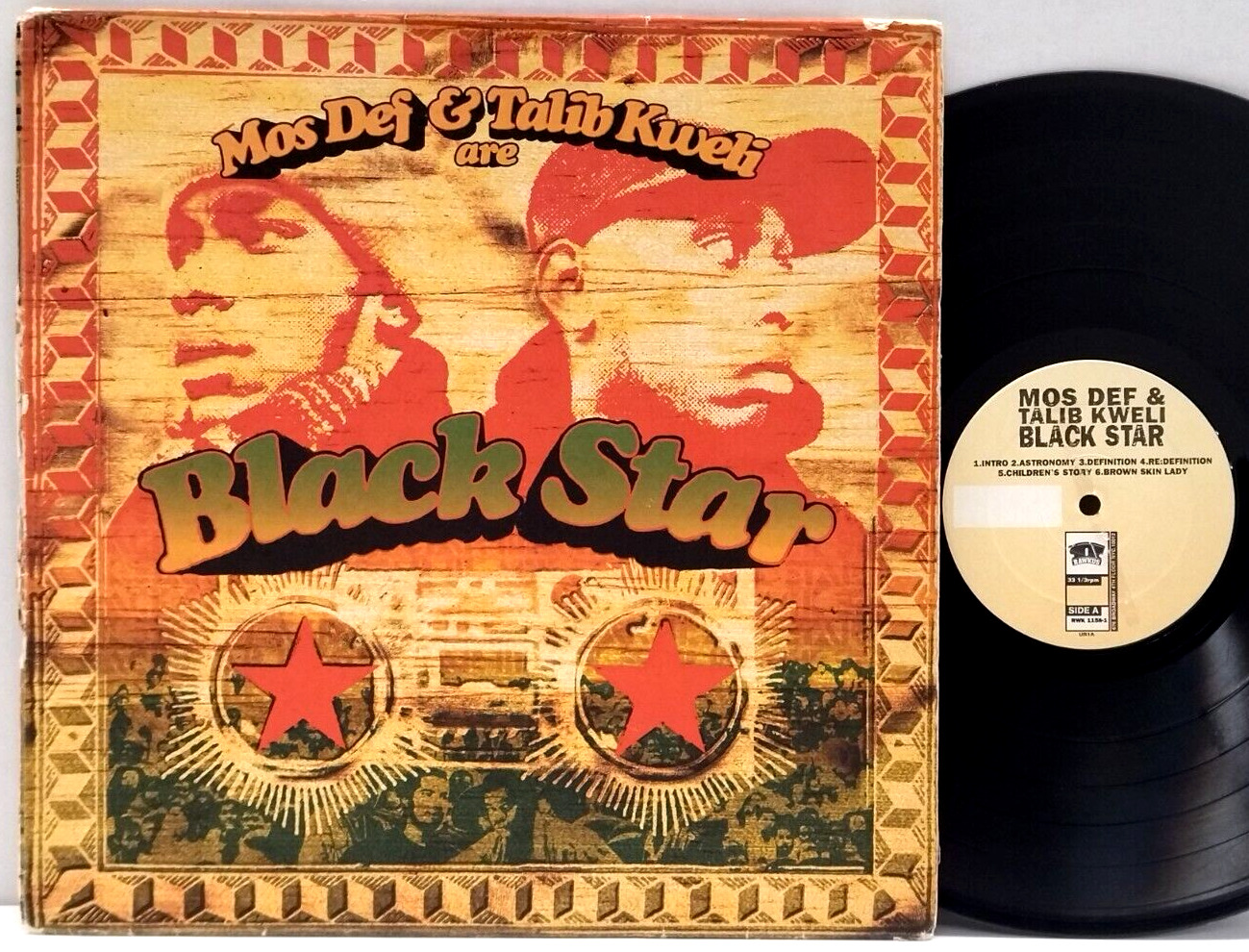Black Star - Mos Def & Talib Kweli Are Black Star LP 1998 US ORIG Rawkus Hip Hop