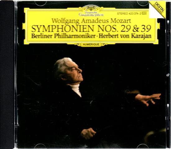 Mozart: Symphonies No. 29, KV. 201 / No. 39, KV. 543 - Music CD - Karajan,Berlin