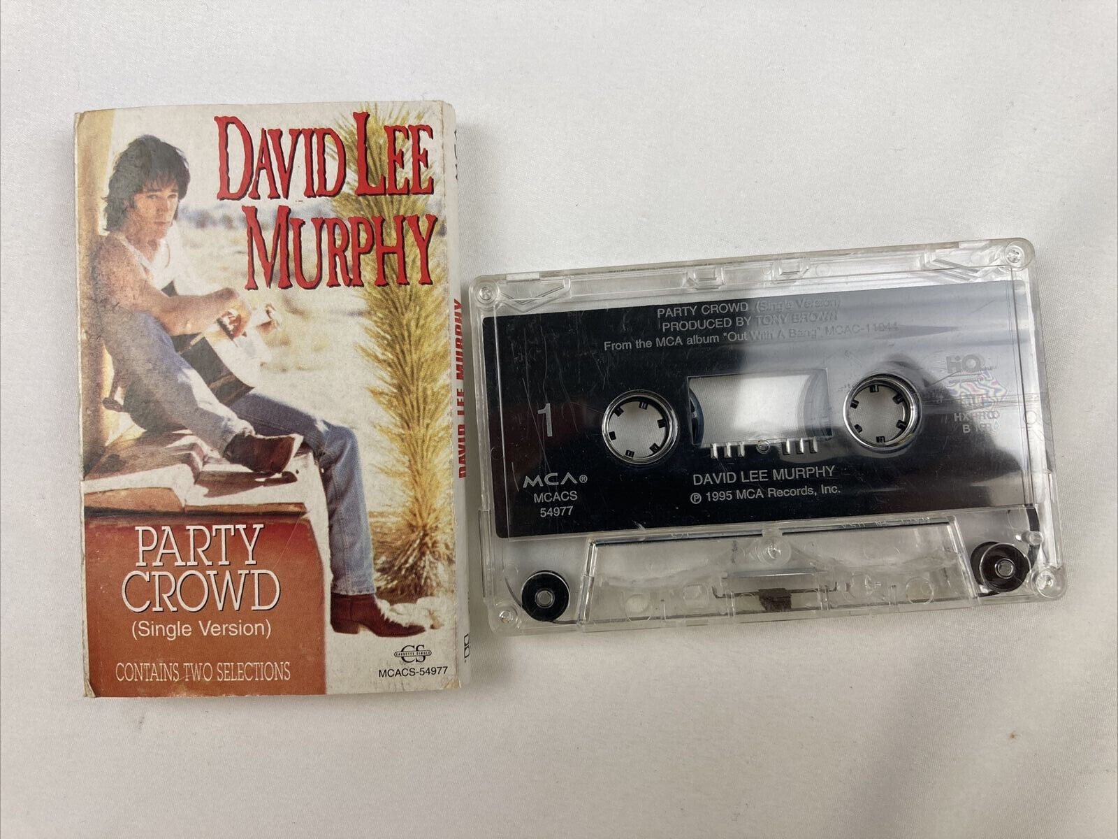 Party Crowd [Single] by David Lee Murphy (Cassette, 1995, MCA)
