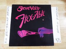 STEVE VAI'S FLEX-ABLE 1984 1ST COVER YELLOW LABEL LP AKASHIC RECORDS UR777 picture