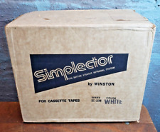 Vintage NOS Simplector SC-30M Cassette Push Button Retrieval Storage System New picture