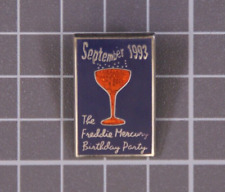 Queen Freddie Mercury Badge Original Vintage Freddies Birthday Party 1993 picture