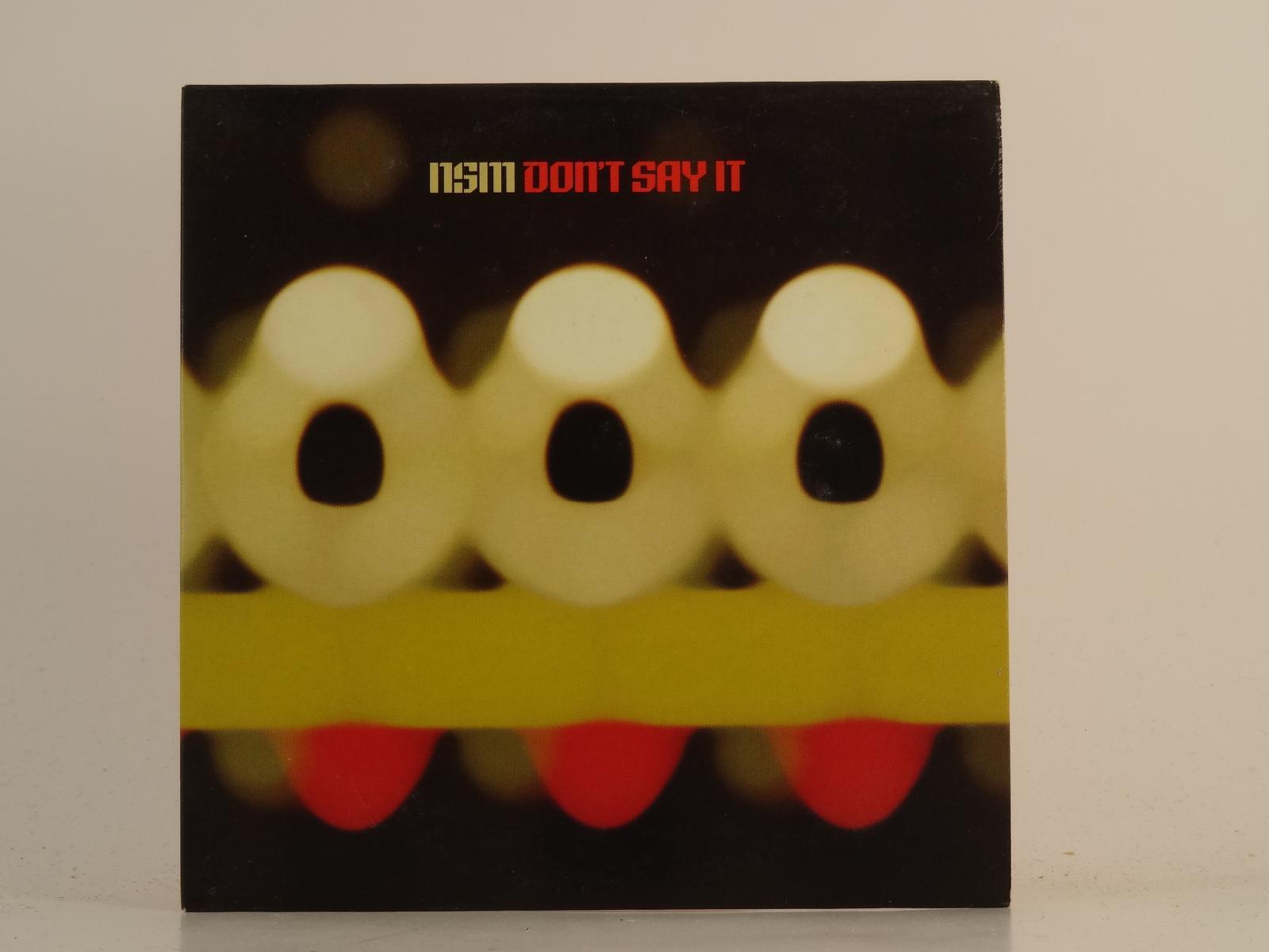 NSM DON\'T SAY IT (H1) 4 Track Promo CD Single Card Sleeve VIRGIN