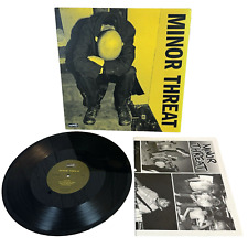 MINOR THREAT Minor Threat Yellow Cover Dischord 12 with Insert  1984 / 2008 picture