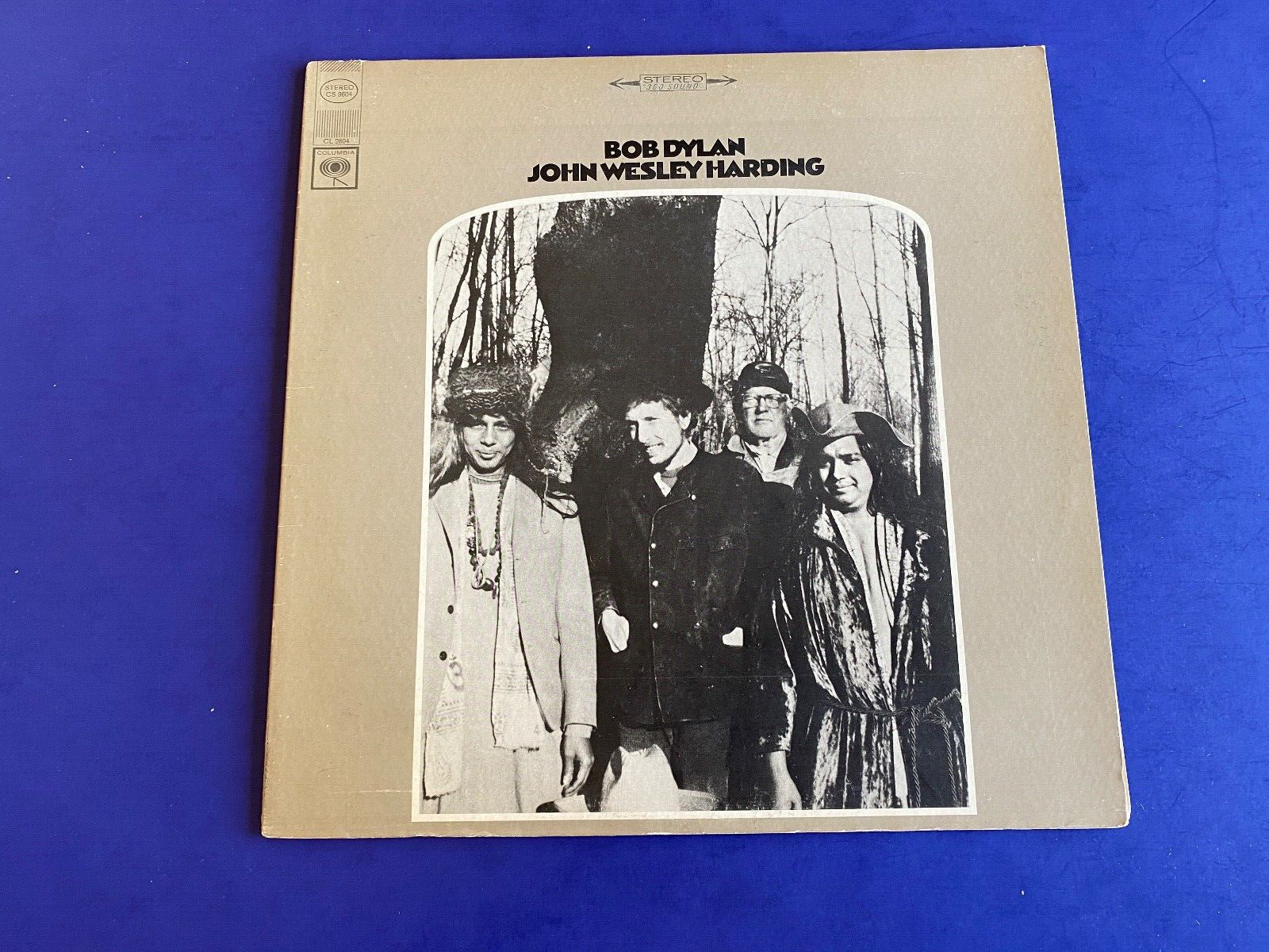 Bob Dylan John Wesley Harding 1967 Columbia CS 9604 2 eye 1st pressing EX/EX