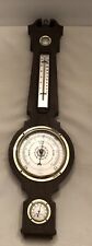 Vintage Springfield Banjo Weather Station Barometer, Hygrometer Thermometer 24” picture