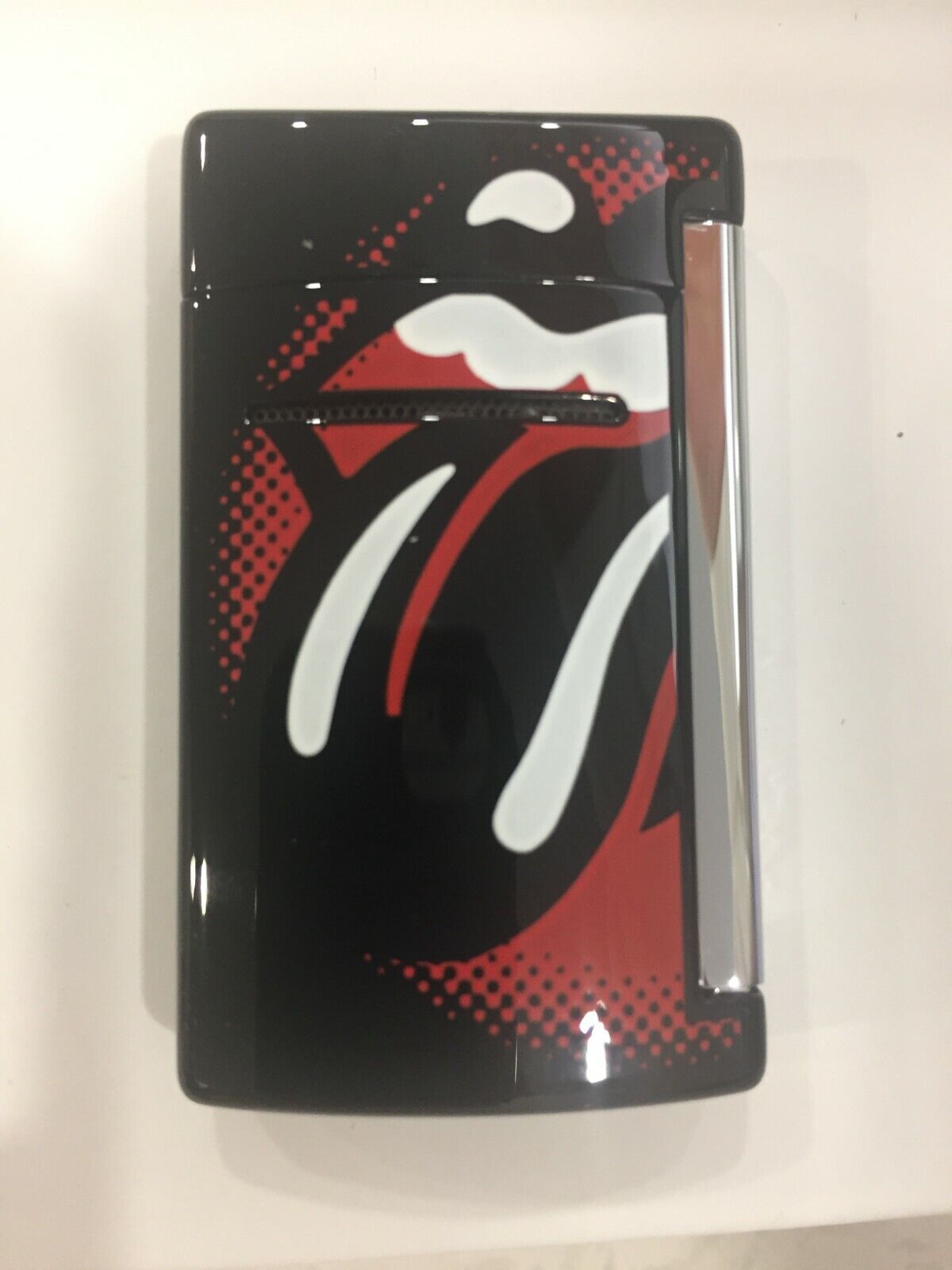 S.T. Dupont Rolling Stones Limited Edition Black Minijet Lighter 010110 New