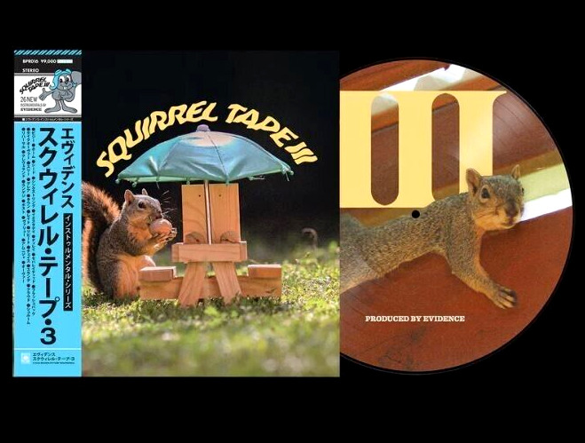 Evidence Squirrel Tape Instrumentals Volume 3 Picture Disc Vinyl LP OBI Sealed