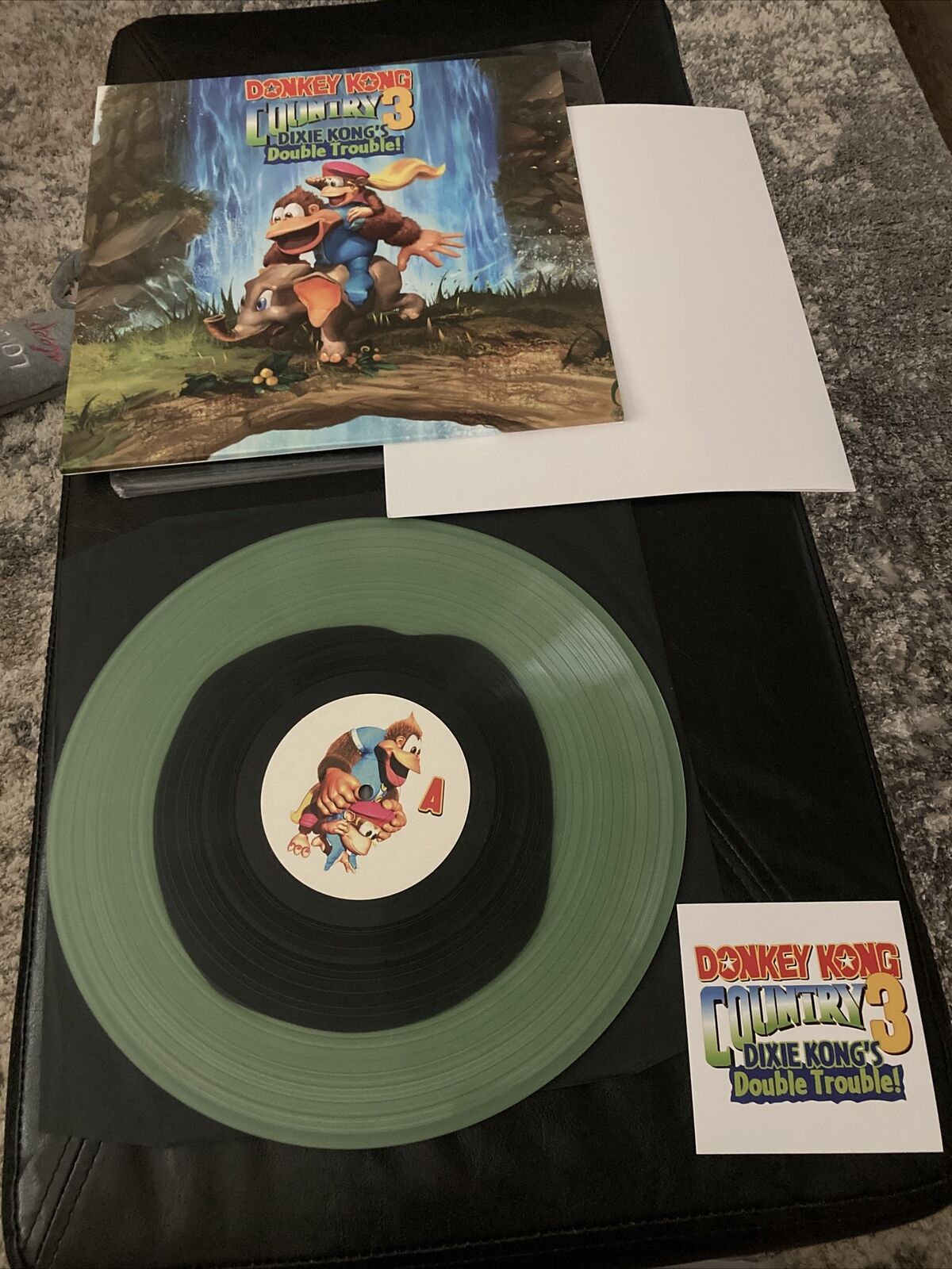 Donkey Kong Country 3 Vinyl Record LP OST Nintendo DKC 3 VGM RARE dixie diddy