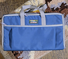 LL BEAN x CASE LOGIC Carrying Case for 30 Cassettes Vtg 80s 90s Zippered Tote picture