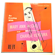 CHARLIE VENTURA MARY ANN McCALL ~An Evening With~Orig. LP/Vinyl 1955 Mono VG++3 picture