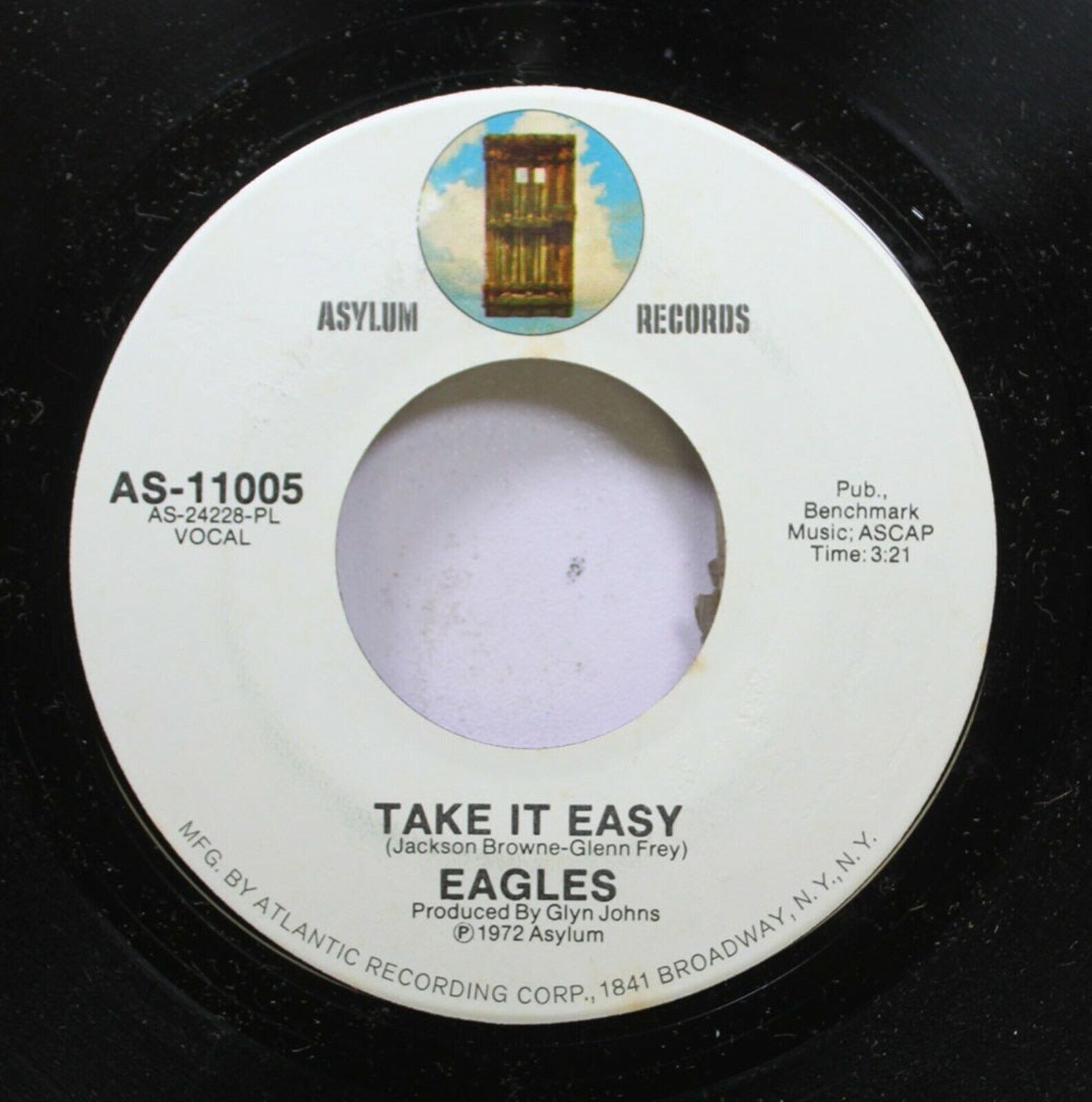 Rock New Old Stock NM 45 Eagles - Take It Easy / Get You In The Mood On Asylum