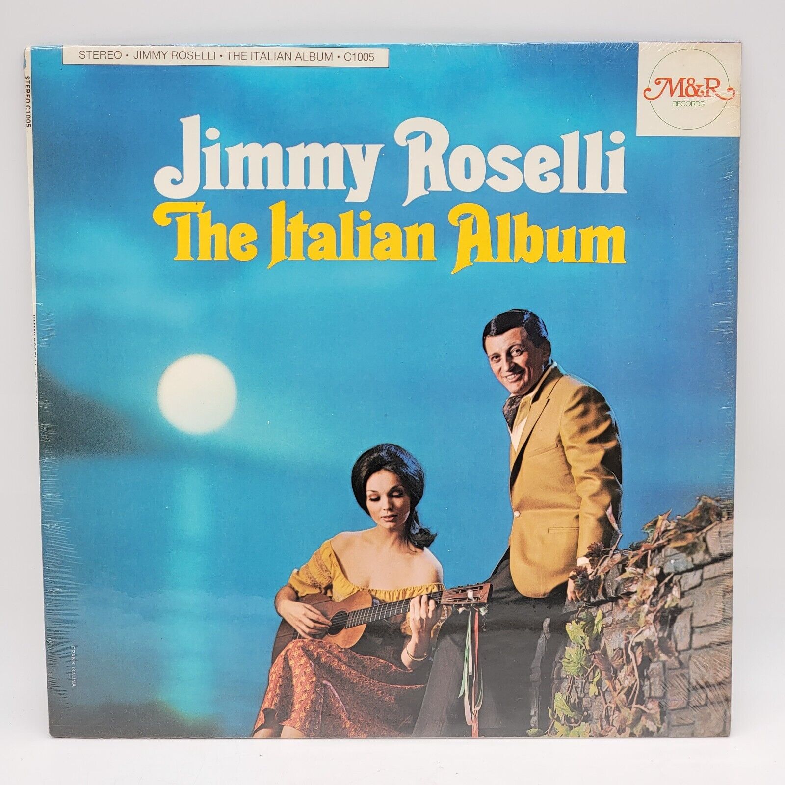 Vintage M&R Records C1005 Jimmy Roselli The Italian Album 1969 Vinyl Records