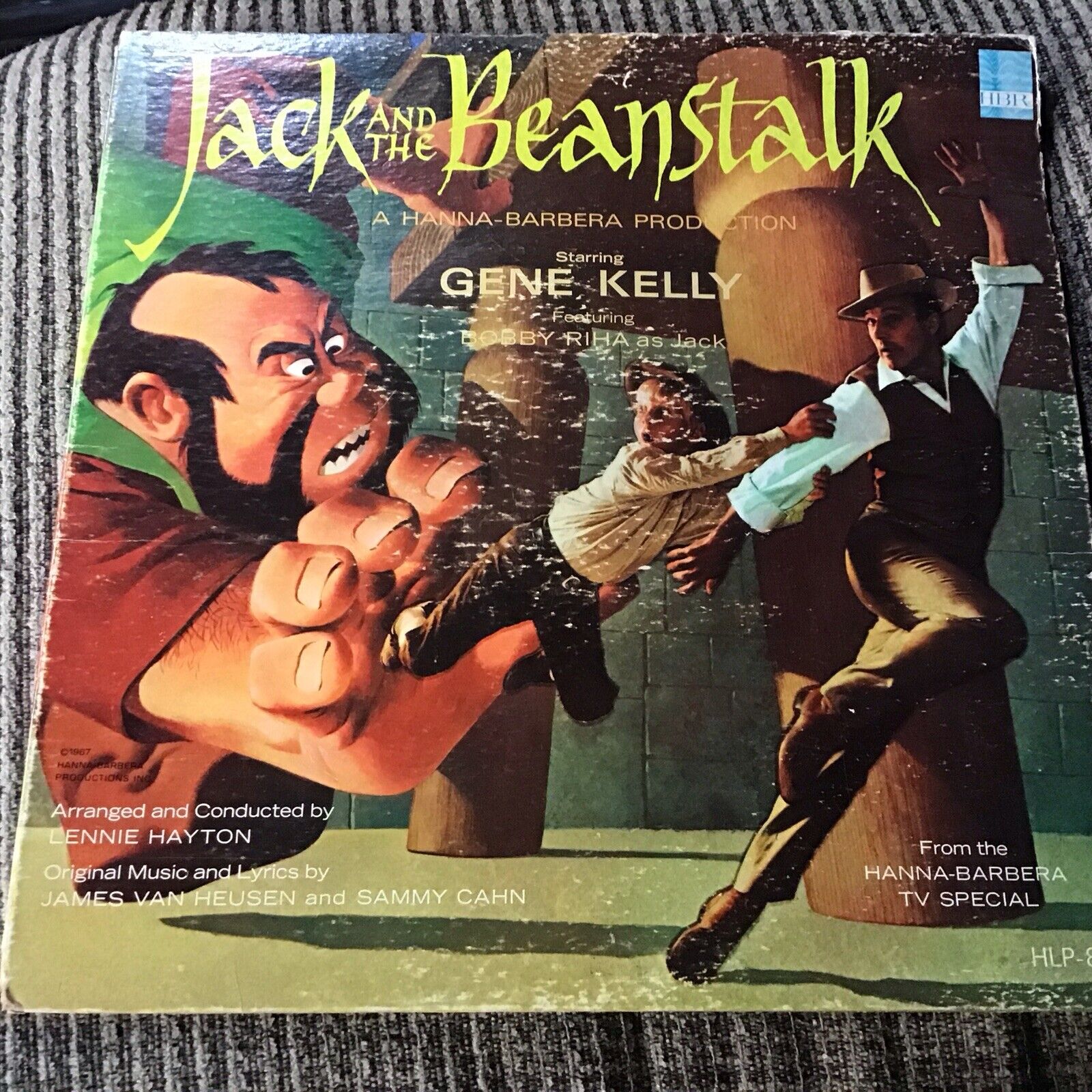 JACK AND THE BEANSTALK 1966 PROMO LP HBR PRINT VINTAGE VINYL GENE KELLY OOP