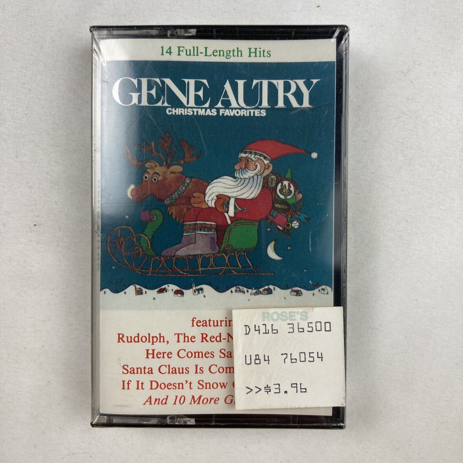 Christmas Favorites by Gene Autry (Cassette, Mar-1989, Sony Music) SEALED