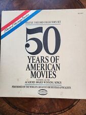 Set of 3 LPs, 50 YEARS Of AMERICAN MOVIES 1927-1977, ACADEMY AWARD WINNING SONGS picture