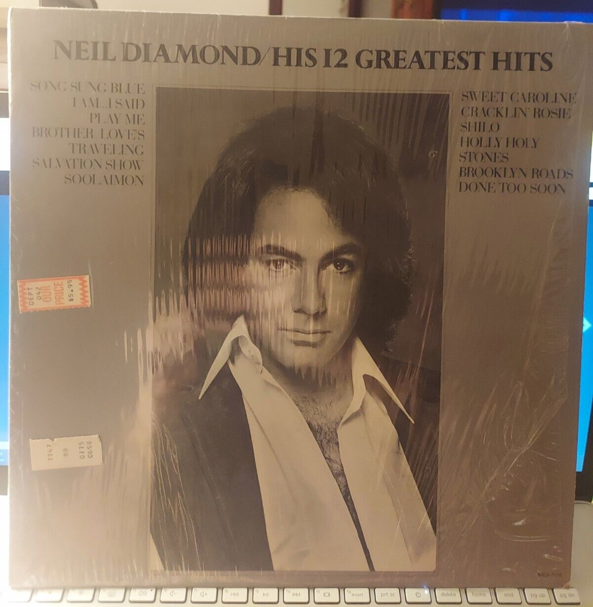 Neil Diamond  His 12 Greatest Hits  MCA-2106  1974,	Vinyl, LP, Compilation,VG++