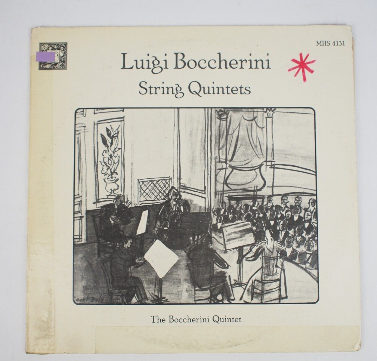 Luigi Boccherini String Quintets Music Heritage Society MHS 4131 EX
