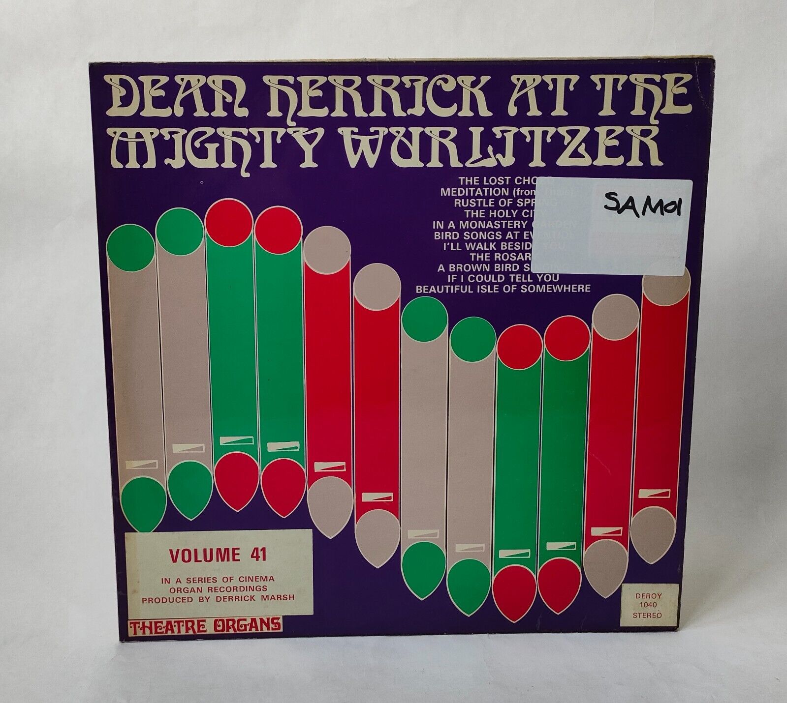 Dean Herrick - At The Mighty Wurlitzer - Music Vinyl Record