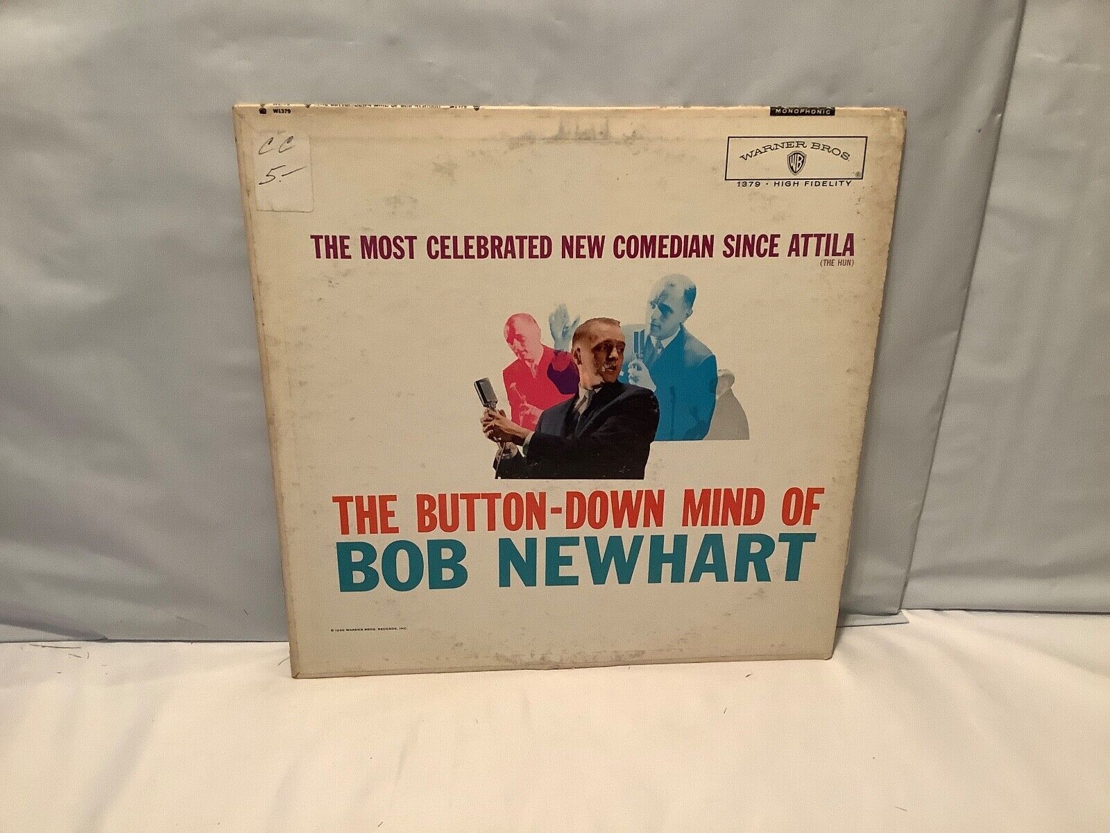 VINTAGE Bob Newhart-The Button-Down Mind Of Bob Newhart Warner Bros.W-1379 VG