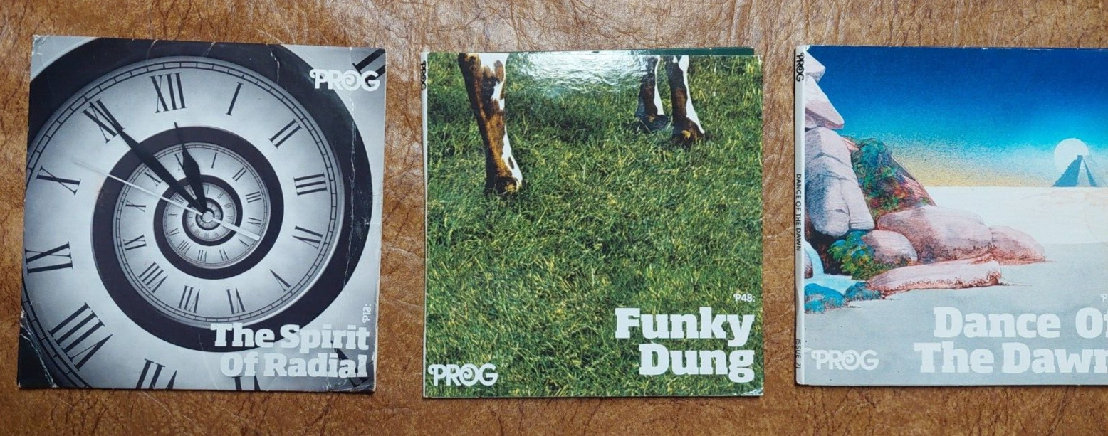 Prog Music Magazine CD Samplers Lot Of 3 - 70 & 71 New, 35 Used VG