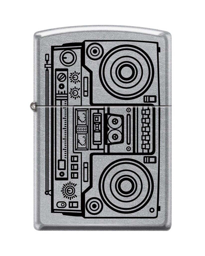 Zippo 82284 vintage boom box music radio stereo Lighter