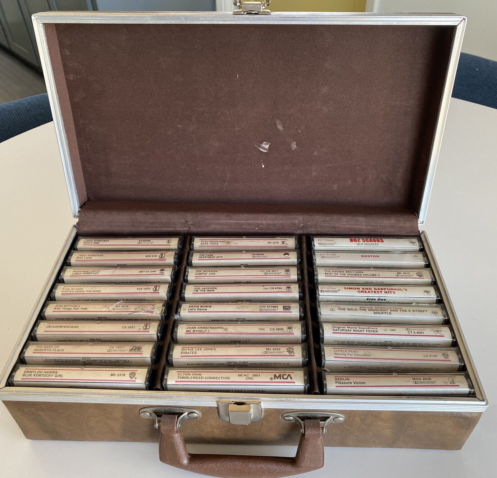 24 Vintage Columbia House Cassettes In A Case   See Pictures For Artists