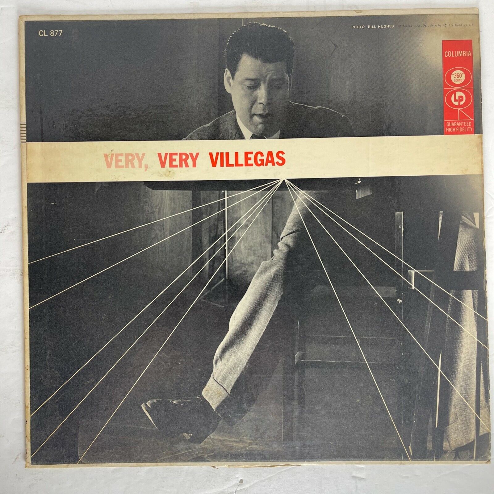 Enrique Villegas ‎– Very, Very Villegas Vinyl, LP 1956 Columbia 6 Eye Promo  