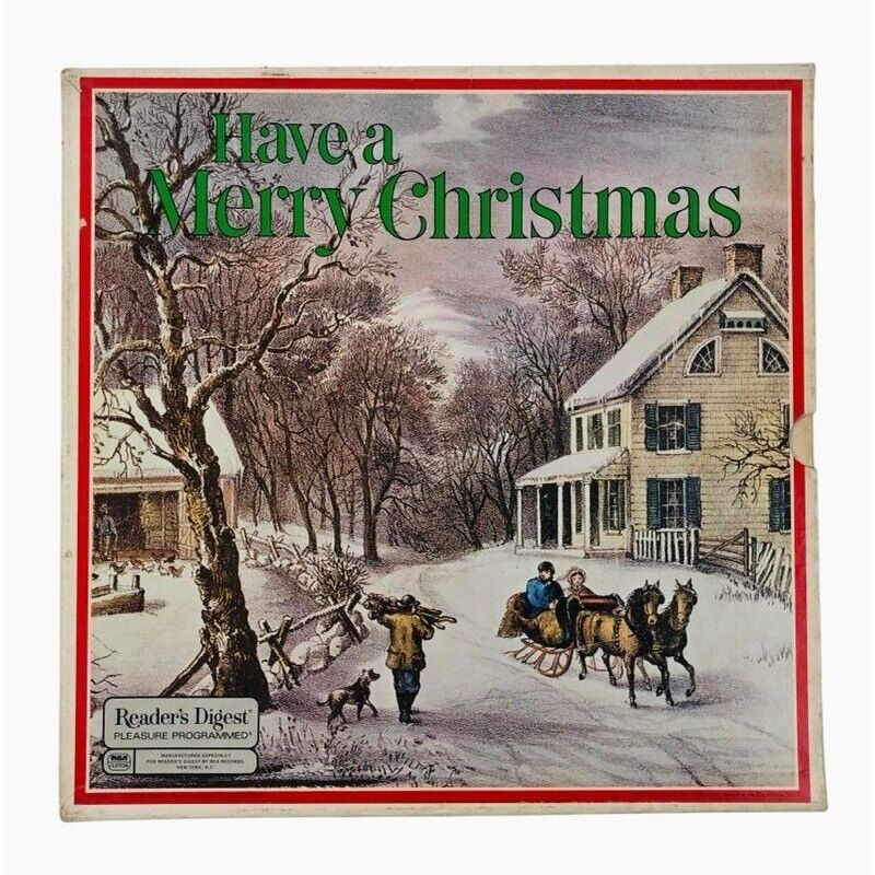 Vintage Have A Merry Christmas Readers Digest Records Box Set