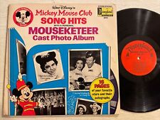 Walt Disney Mickey Mouse Club Song Hits LP Disneyland Stereo GD picture