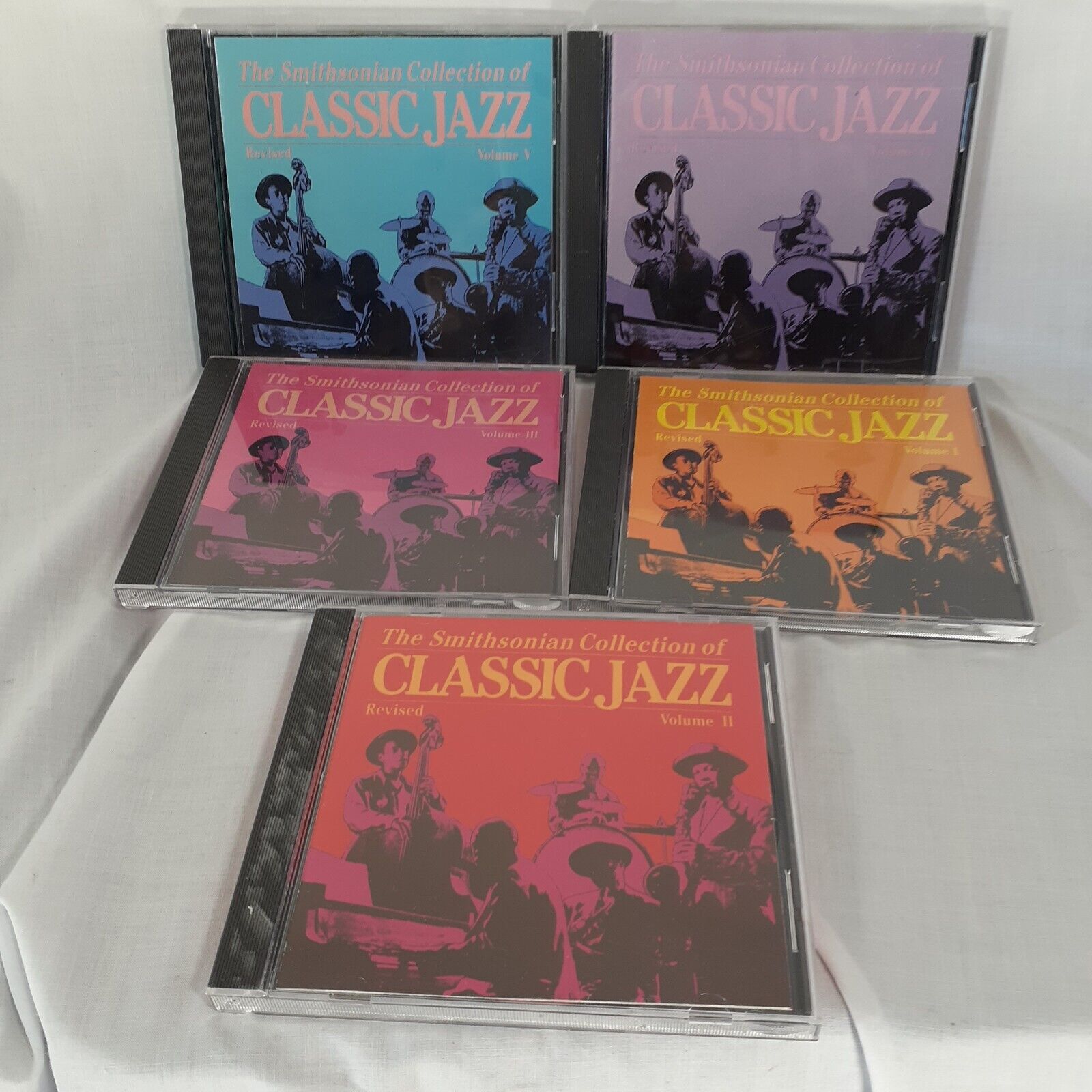 5 Cd Set The Smithsonian Collection of Classic Jazz 1987 -94 Tracks Volumes 1-5