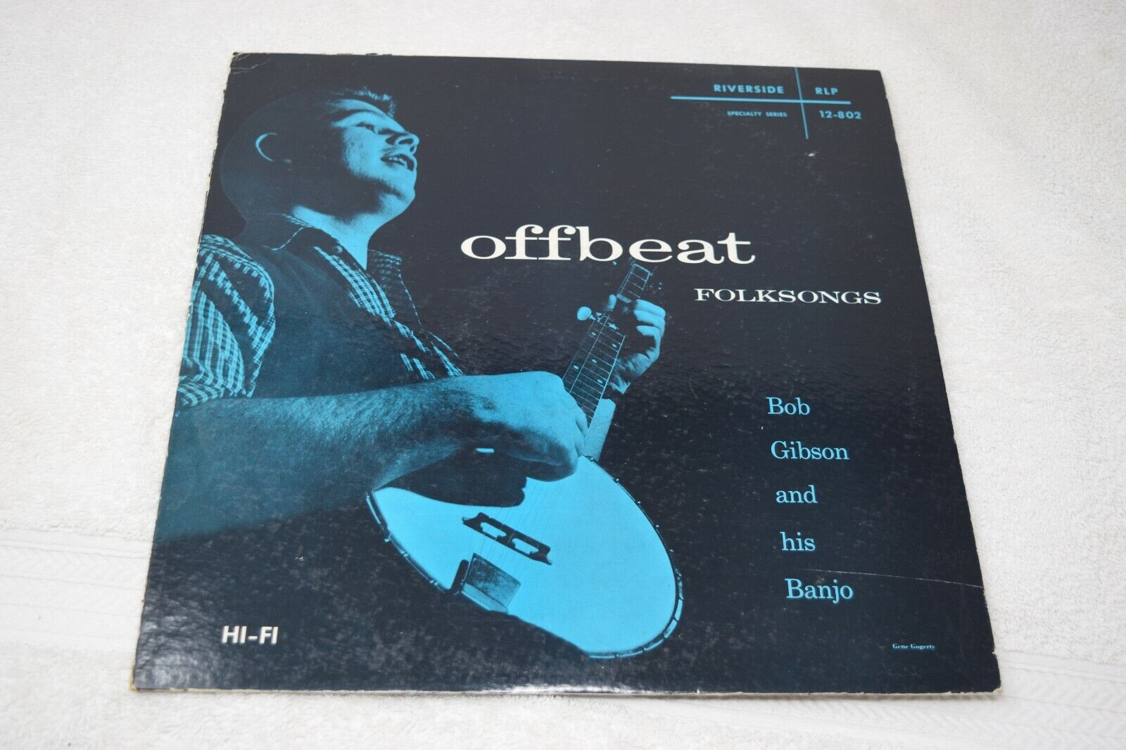 Bob Gibson & His Banjo- Offbeat Folksongs, Riverside RLP12-802, VG