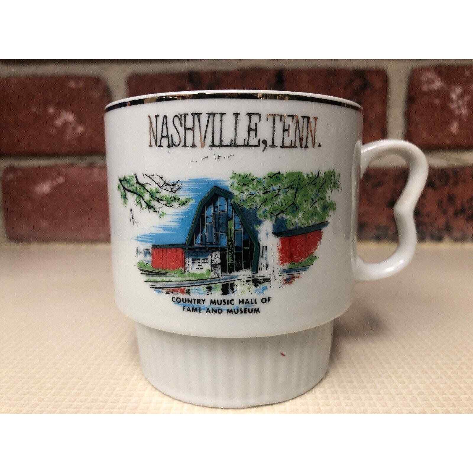 Nashville Tennessee Country Music Hall of Fame and Museum Coffee Mug Vintage Cup