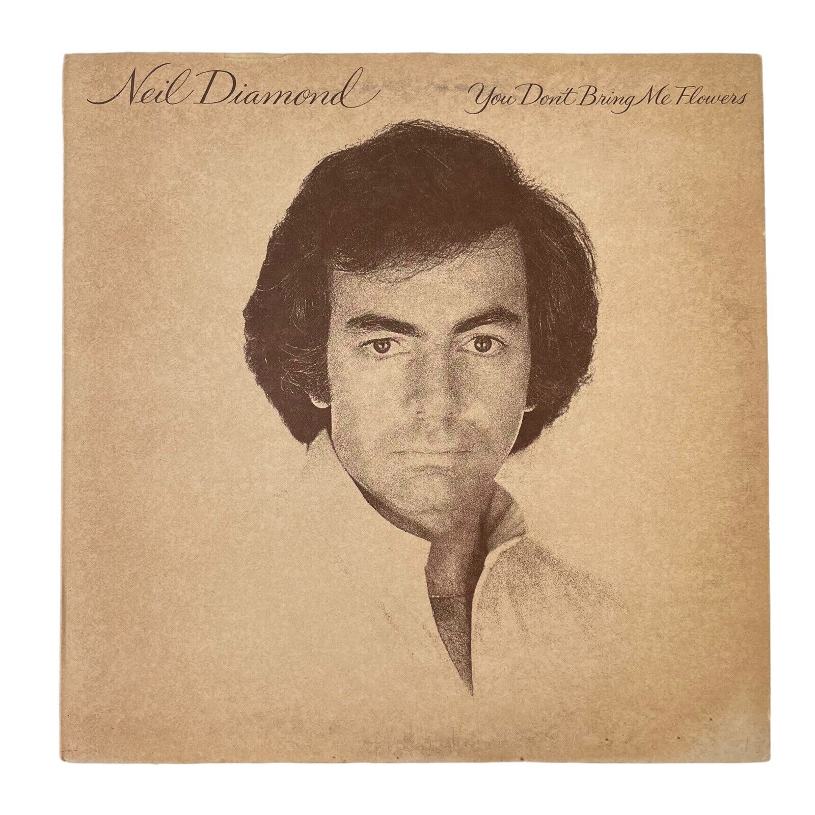Neil Diamond-You Don’t Bring Me Flowers- Vintage 1978 Vinyl LP Record Columbia