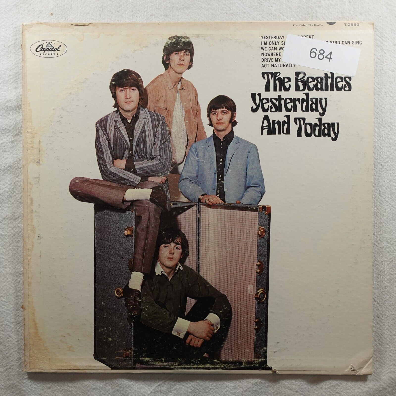 The Beatles Yesterday and Today Capitol T 2553 Record Album Vinyl LP