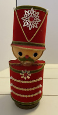 Vintage Christmas Toy Soldier Music Box from Sanko Japan picture