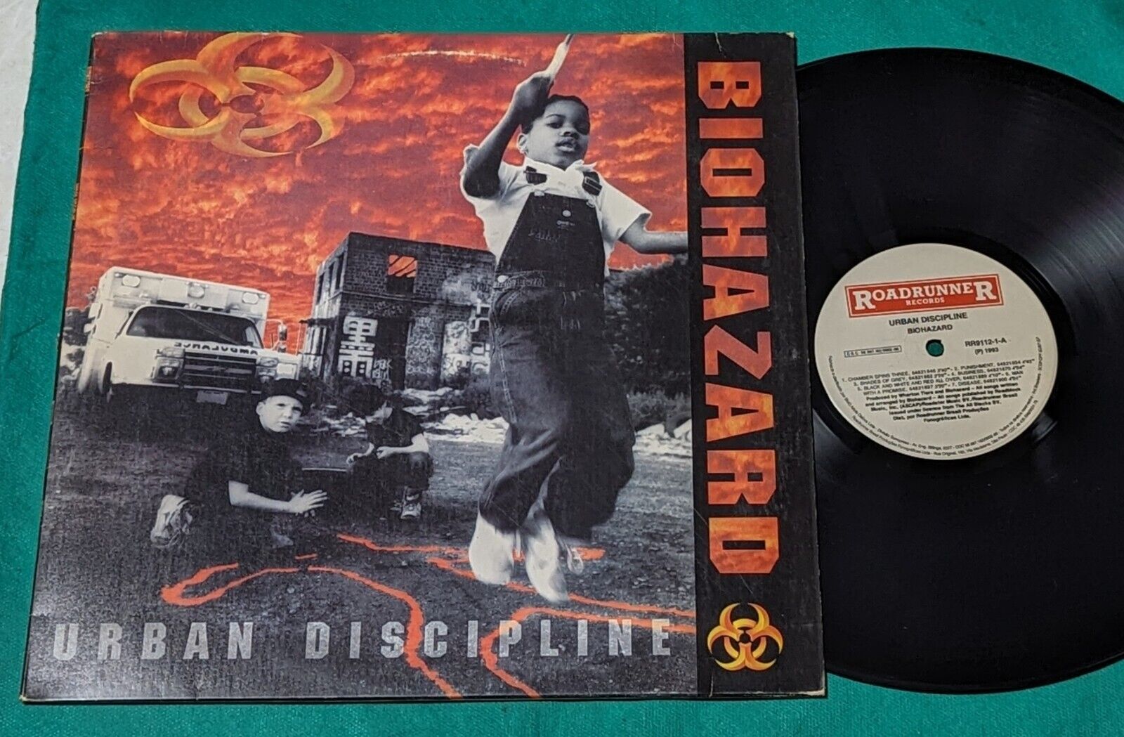 Biohazard – Urban Discipline Brazil 1st press lp 1993