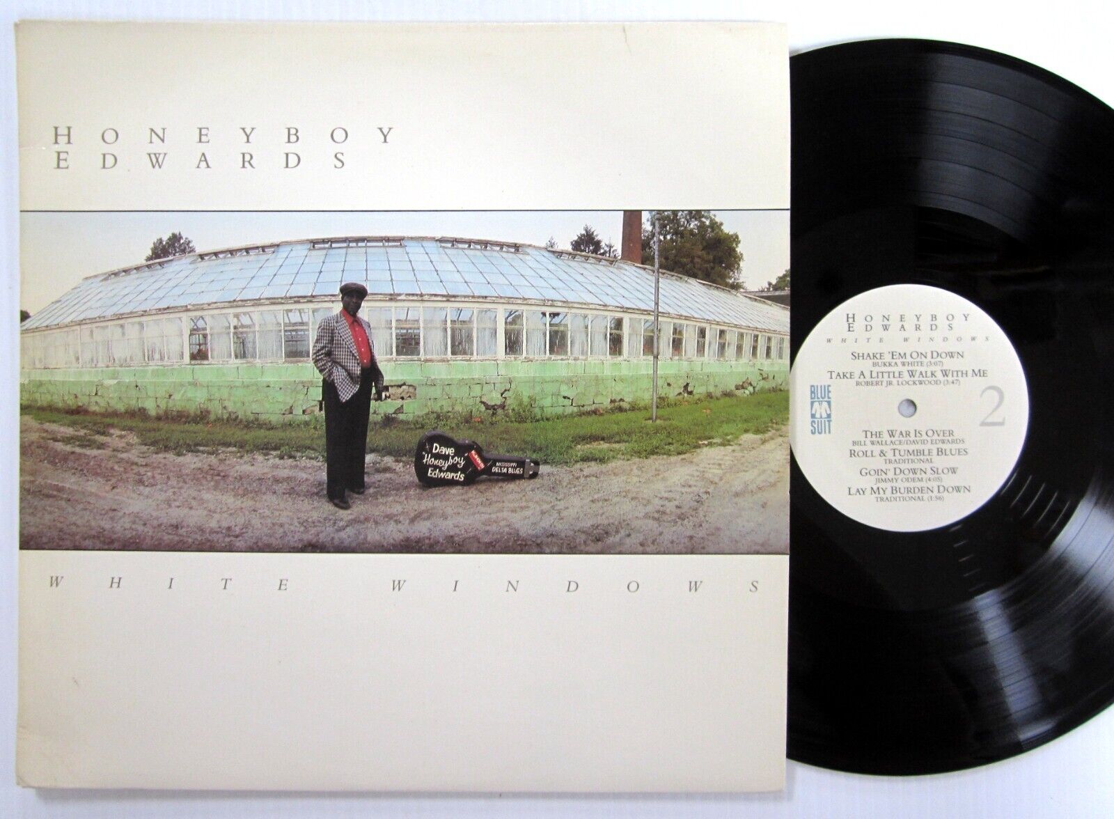 HONEYBOY EDWARDS White Windows LP blues MINT- vinyl  Dh 331