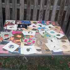 vintage 45 RPM records-picture sleeves, promotional-1950's-1980's lot picture