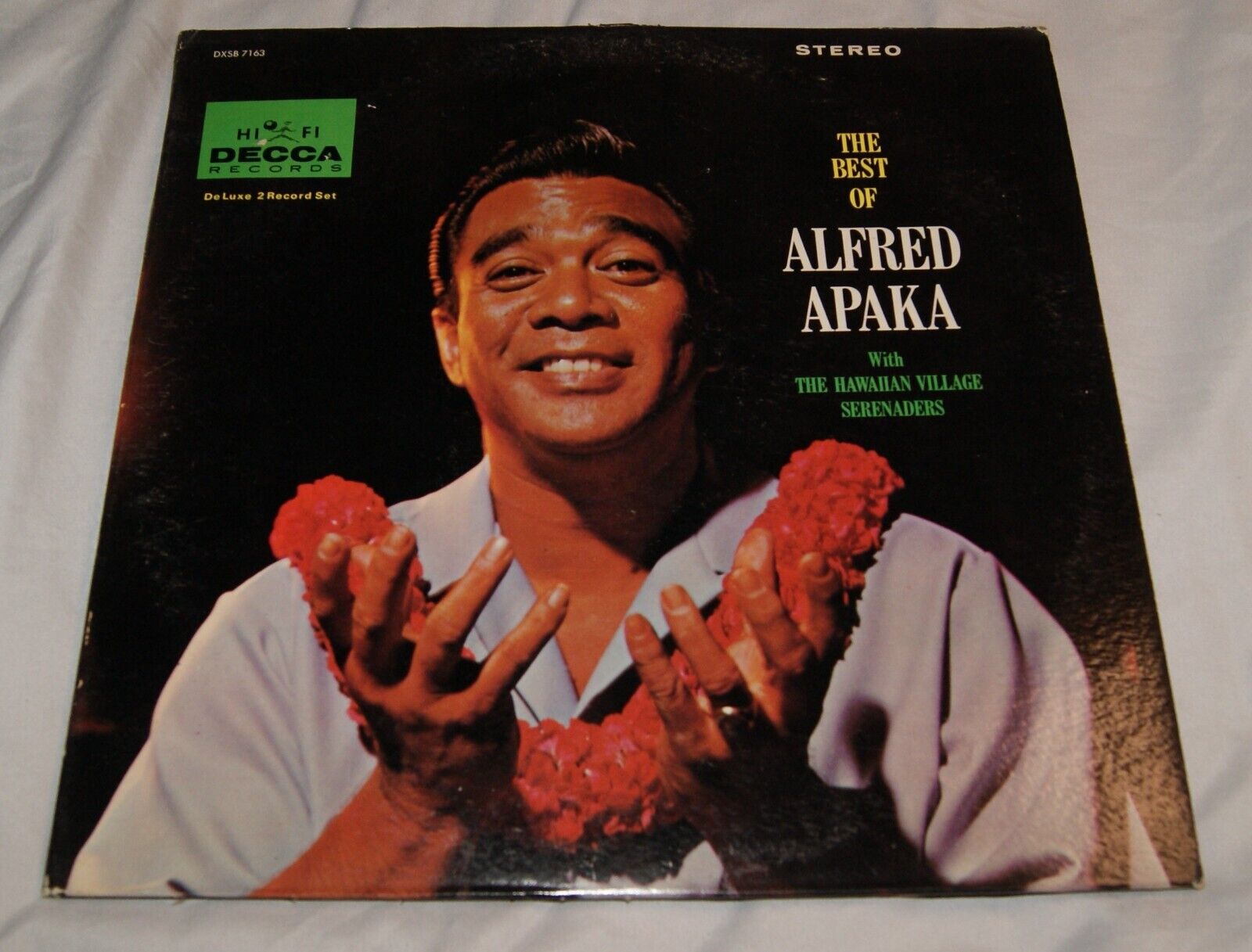 best of alfred apaka dxsb 7163 LP deluxe 2 record set hawaiian village serenades
