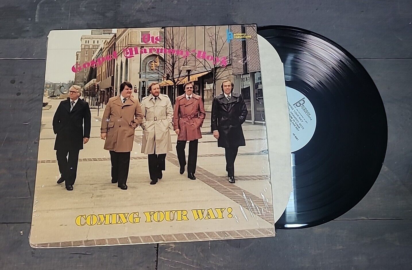  GOSPEL HARMONY BOYS -Coming Your Way- 33rpm Hp 8001 Vintage Vinyl Record Nice 