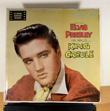 RARE ELVIS PRESLEY LP - KING CREOLE RCA - 1958 - 1st PRESS W/ DOUBLE LABEL ERROR picture