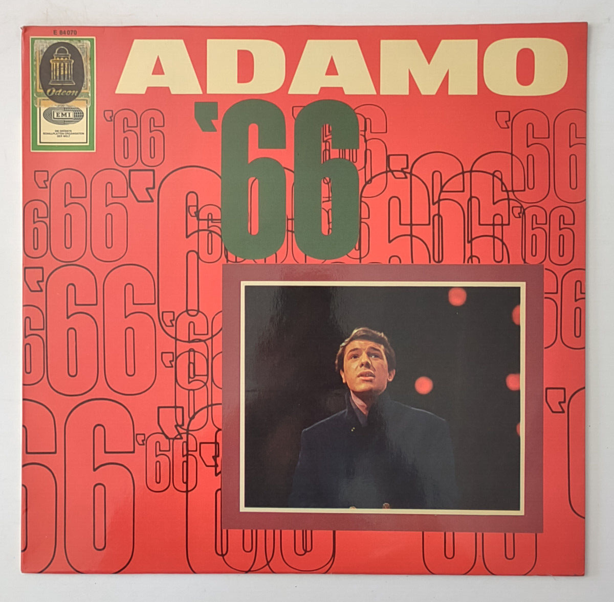 Adamo \'66 vinyl record Odeon E 84070 Tested Works
