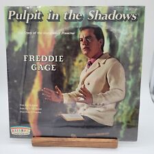 New Sealed  Freddie Gage Pulpit In Shadows Christian Gospel Album Record Sermon picture